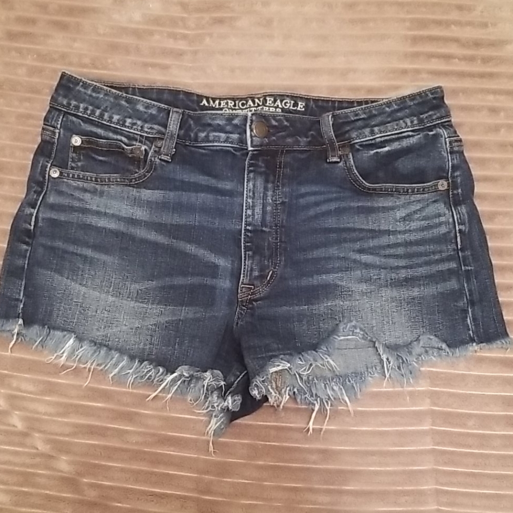 American Eagle high rise festival shorts